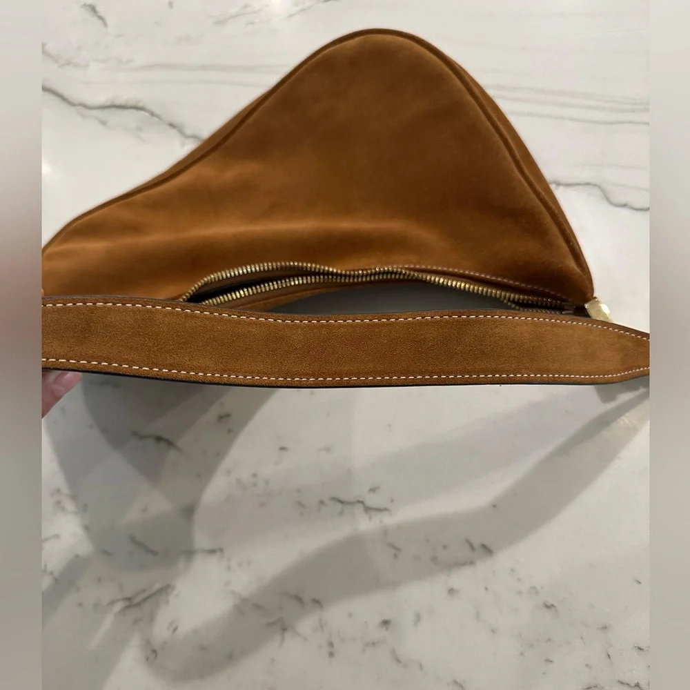 STAUD Sylvie suede shoulder bag EUC - Picture 11 of 12